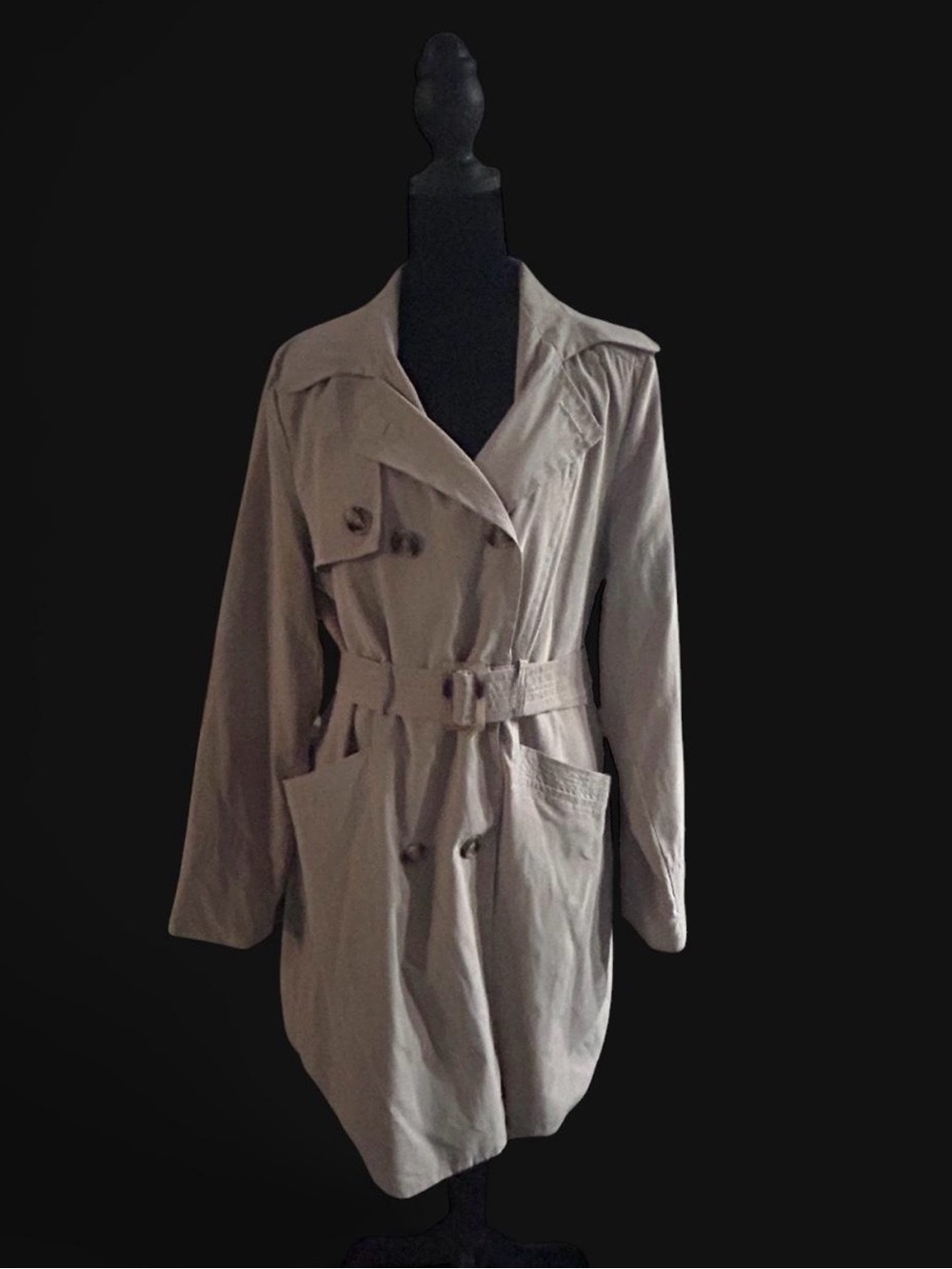 Vintage Y2K Belted Trench Coat